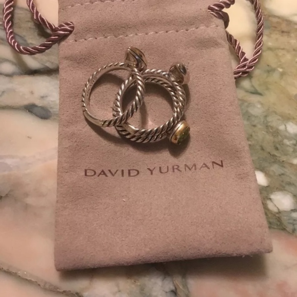 Sold David Yurman set of 3 stacking rings - Picture 5 of 8